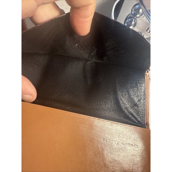 Pierre Cardin Long Checkbook Bifold Leather Wallet Tan Fair/Good Used Condition - Picture 10 of 14